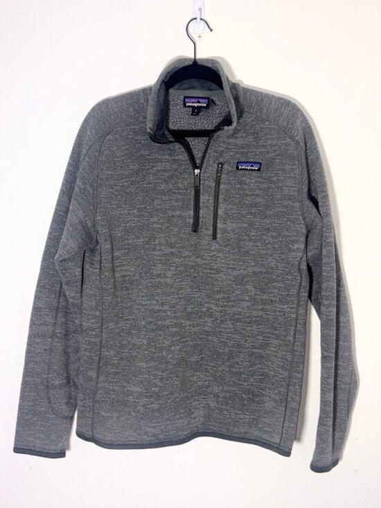 Patagonia Other - Patagonia Men's Better Sweater Quarter Zip Pullover Heathered Gray size Medium